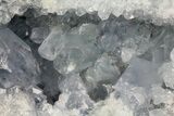 Blue Celestine (Celestite) Crystal Geode - Madagascar #70833-2